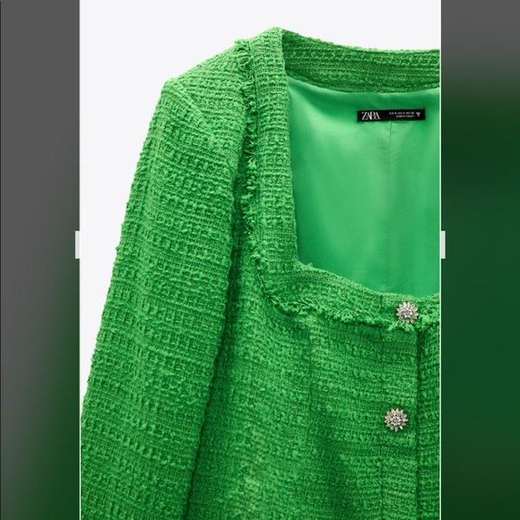 Zara Textured Weave Dress. New W/Tags. - Picture 7 of 12